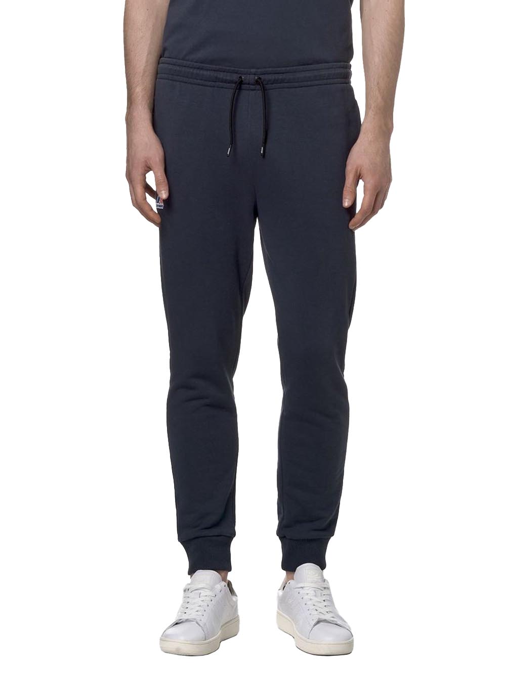 K-Way Pantalone Unisex K31313w Le Vrai Bishop Poly Cotton Blu scuro