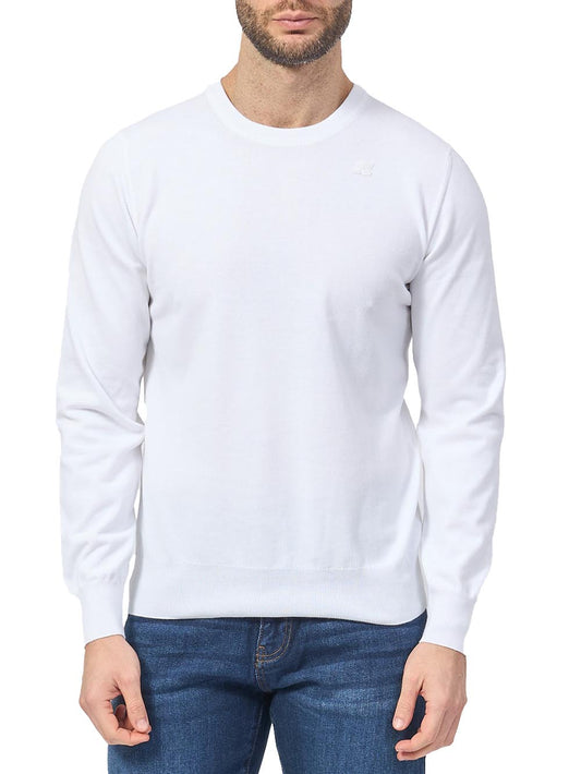 K-Way Maglia Uomo K4122yw Sebastien Cotton ps Bianco