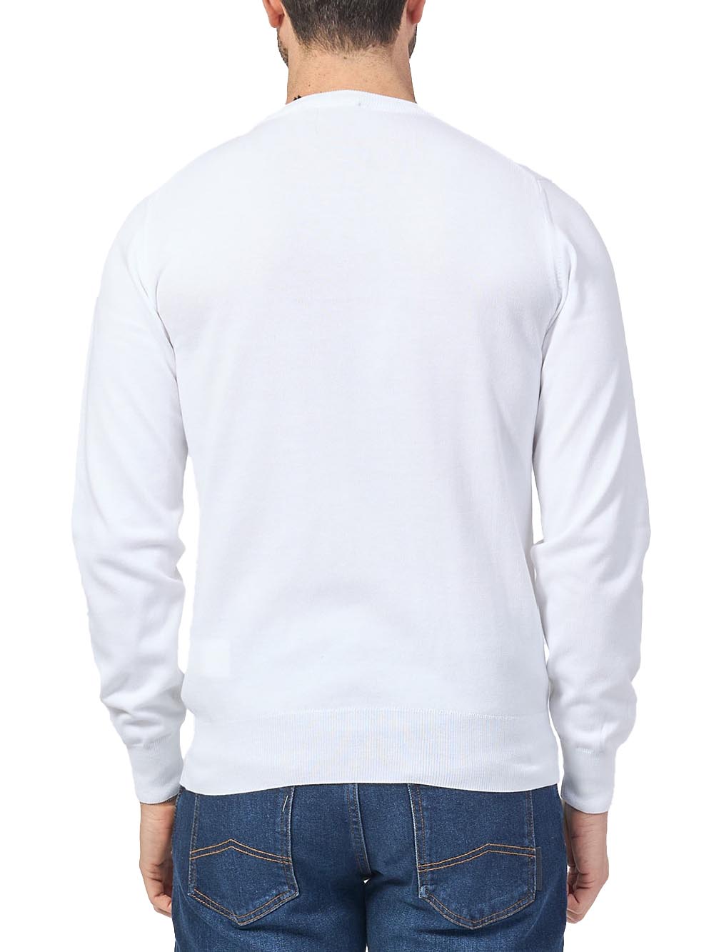 K-Way Maglia Uomo K4122yw Sebastien Cotton ps Bianco