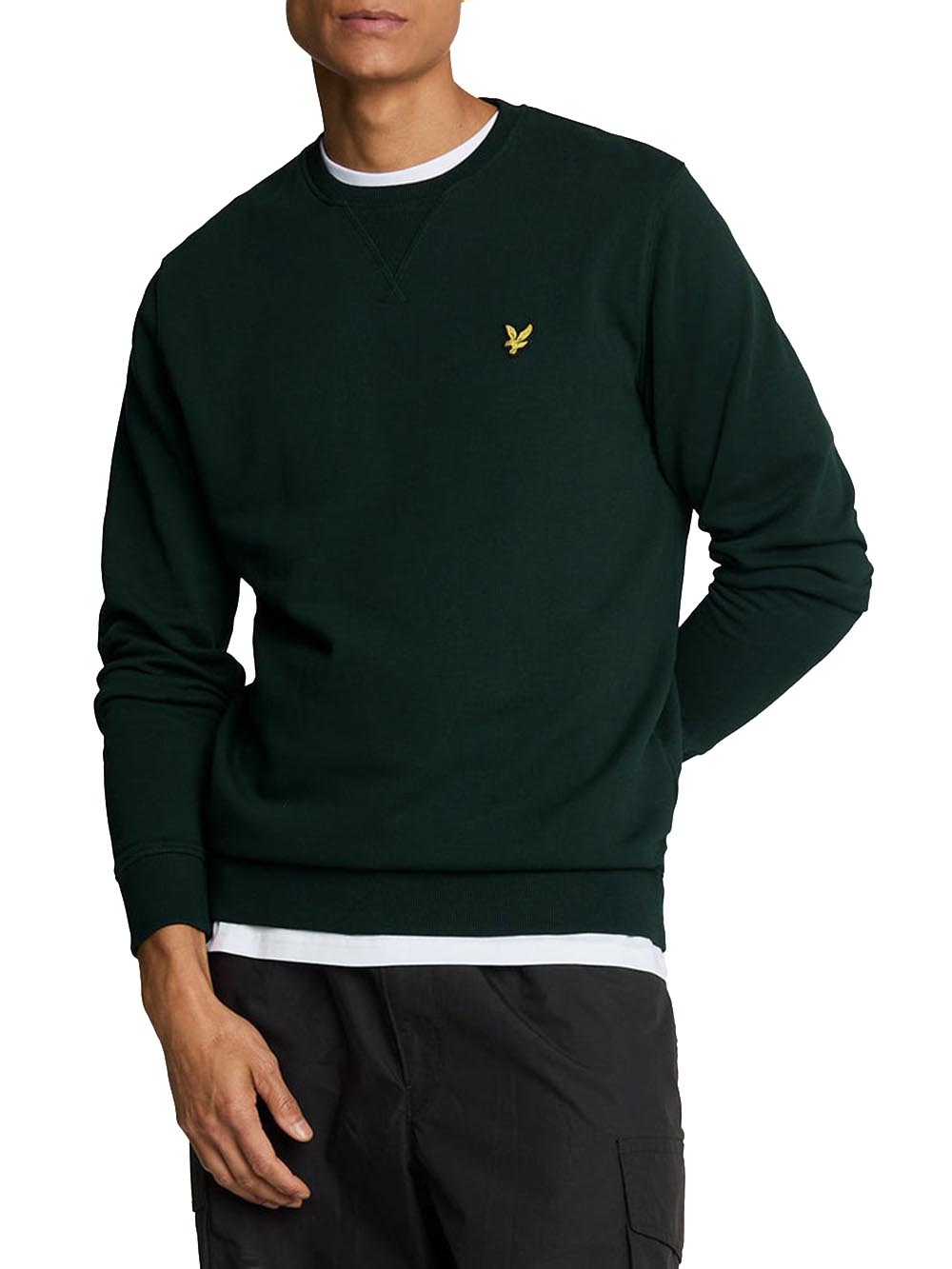 Lyle & Scott Felpa Uomo Ml424vog Verde scuro