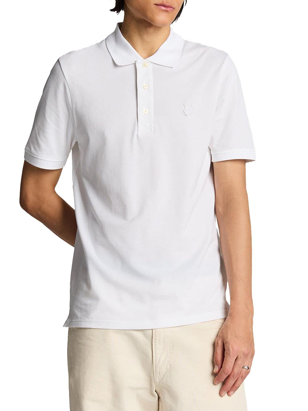 Lyle & Scott Polo Uomo Sp2255ton Bianco