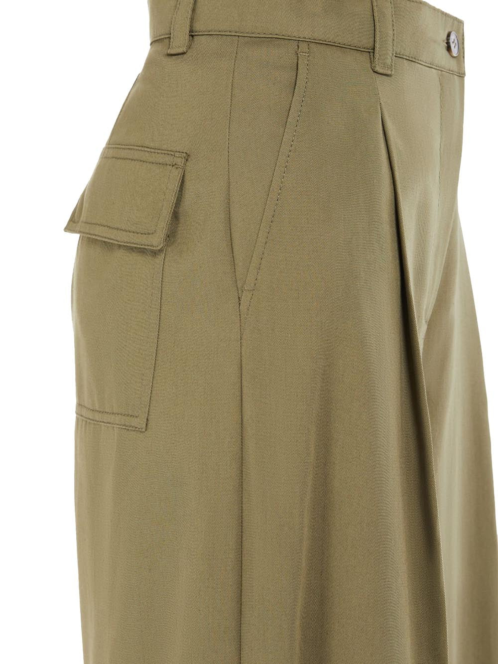 Max Mara Weekend Pantalone Donna Nebbie 2515131121600 Verde kaki