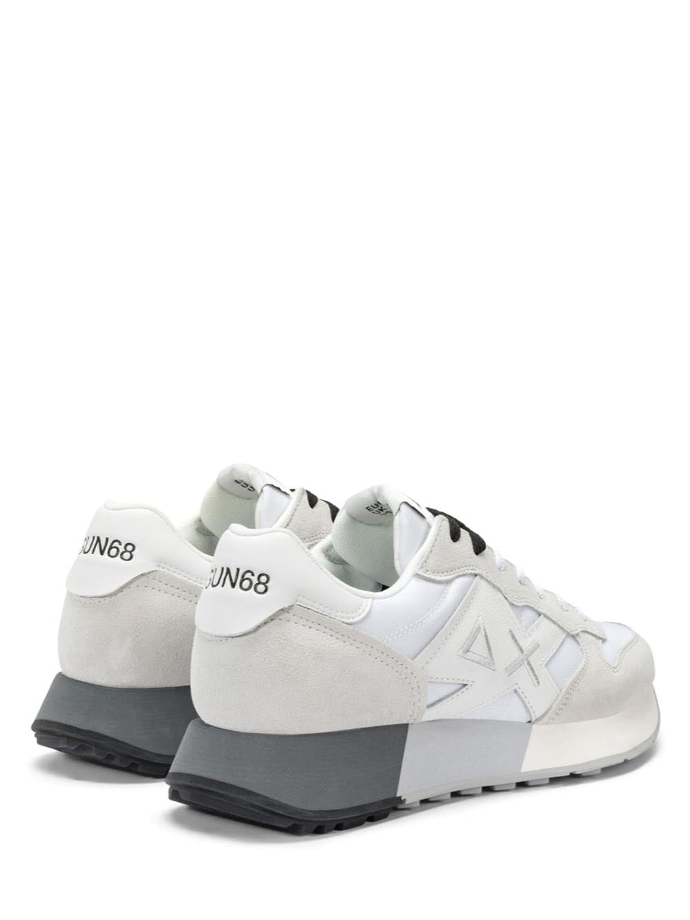 SUN68 Sneaker Uomo Z35112 Jaki 2.0 Bicolor Bianco