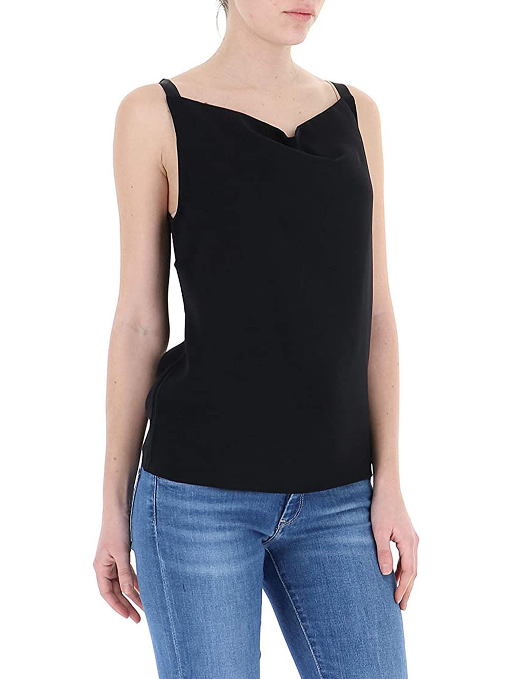 Armani Exchange Top Donna Nero