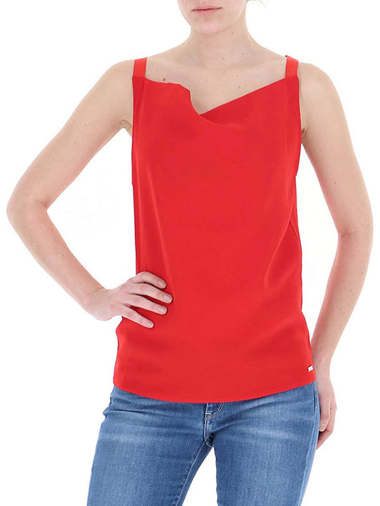 Armani Exchange Top Donna Rosso