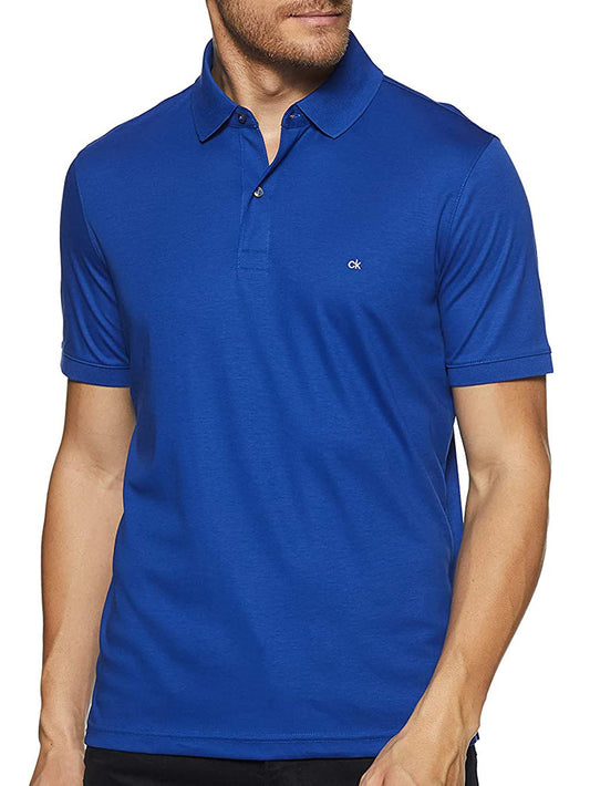 Calvin Klein Polo Uomo Bluette