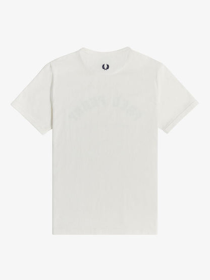 Fred Perry T-shirt Uomo Panna