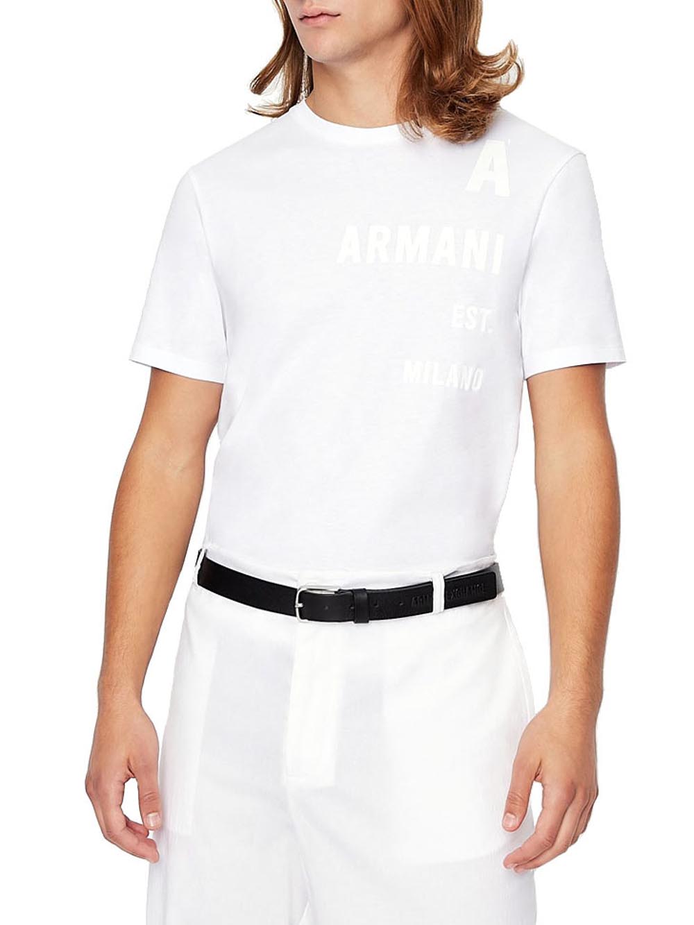 Armani Exchange T-shirt Uomo 3lztbx Zj5lz Bianco