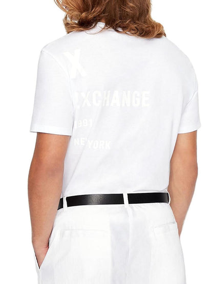 Armani Exchange T-shirt Uomo 3lztbx Zj5lz Bianco