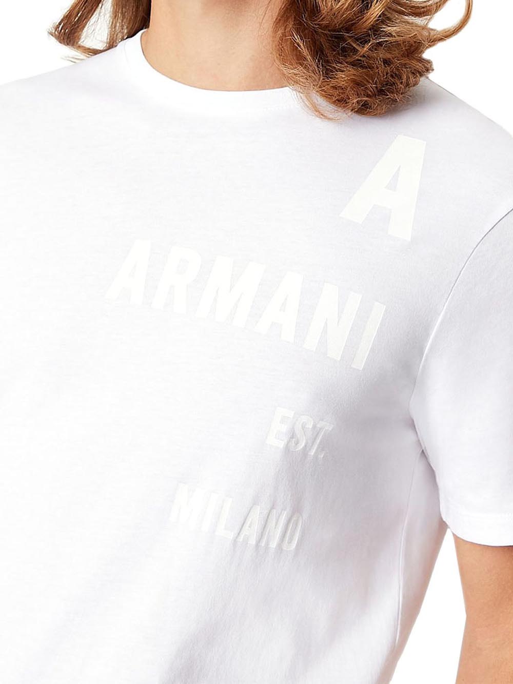 Armani Exchange T-shirt Uomo 3lztbx Zj5lz Bianco