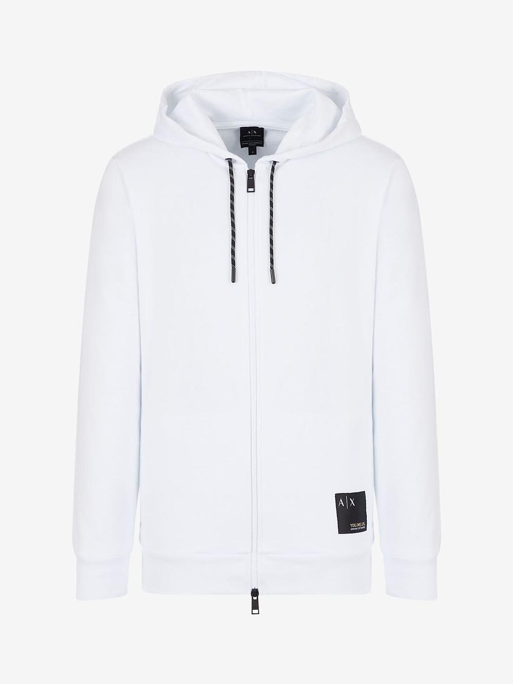 Armani Exchange Felpa Uomo 6lzmaw Zjfaz Bianco