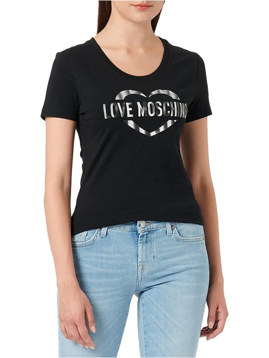 Love Moschino T-shirt Donna W 4 H19 25 E 1951 Nero