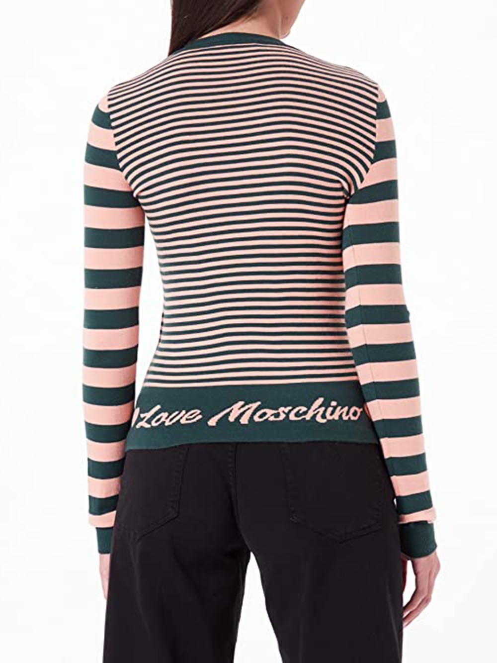 Love Moschino Maglia Donna W S M19 10 X 1495 Verde rosa