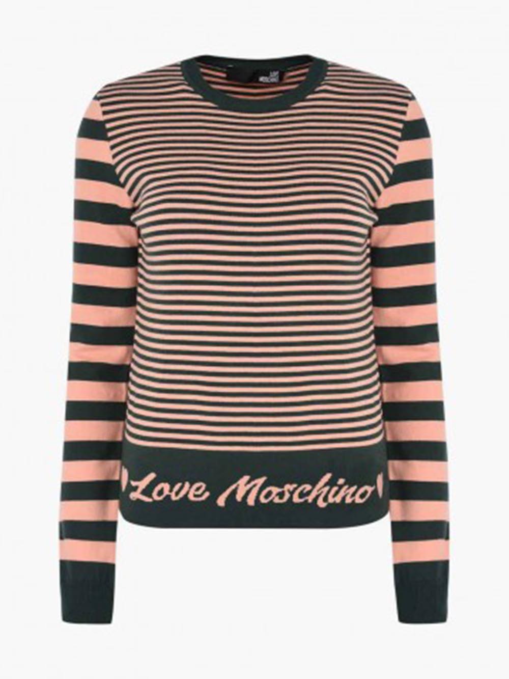 Love Moschino Maglia Donna W S M19 10 X 1495 Verde rosa