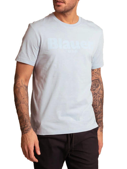 Blauer T-shirt Uomo 23sbluh02094 004547 Bianco