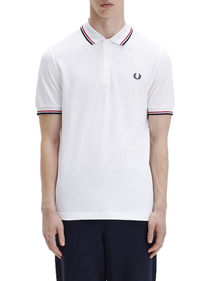 Fred Perry Polo Uomo M3600 Bianco