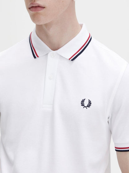 Fred Perry Polo Uomo M3600 Bianco