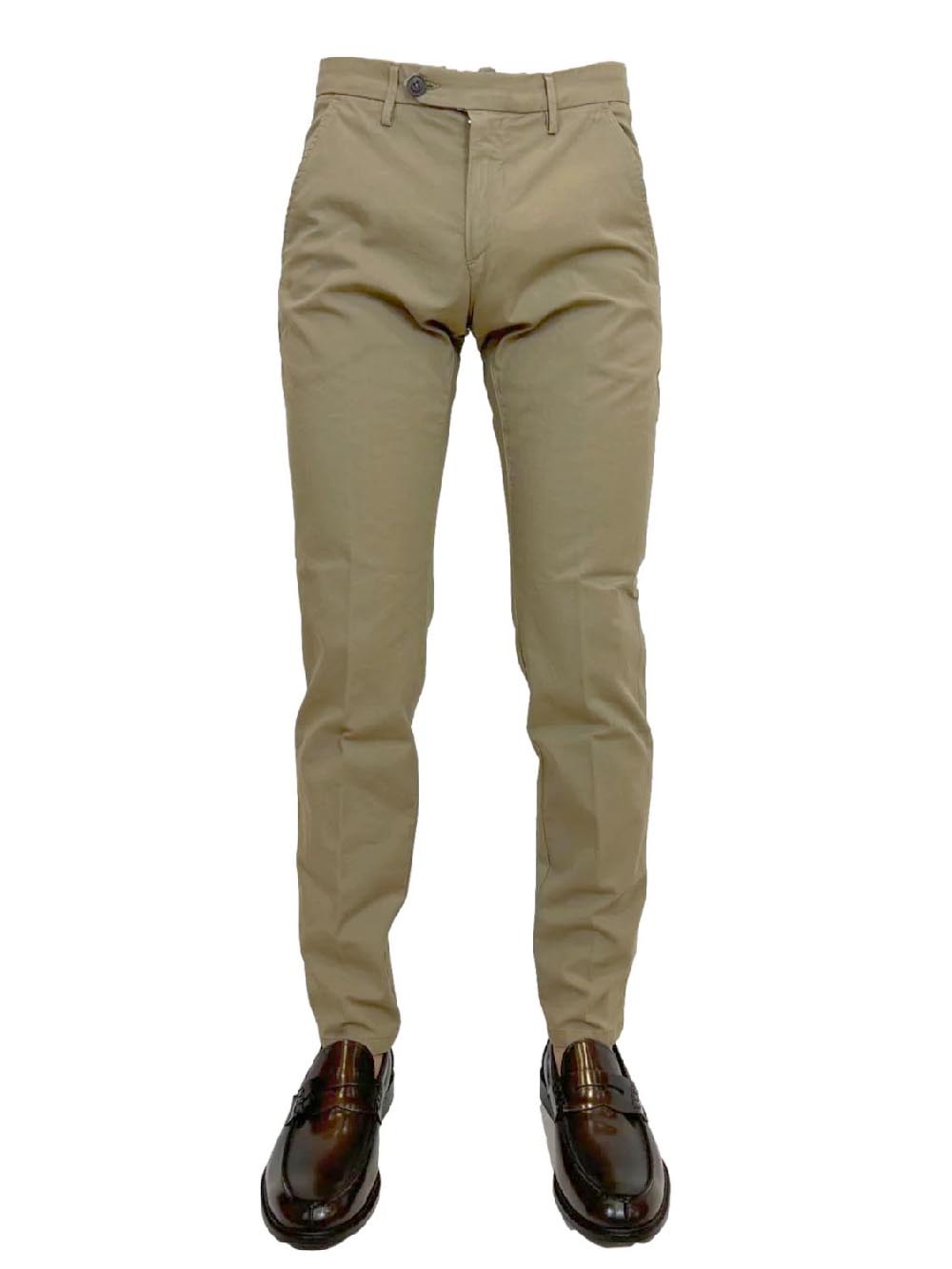 Roy Roger's Pantalone Uomo New Rolf Man Canvas Beige