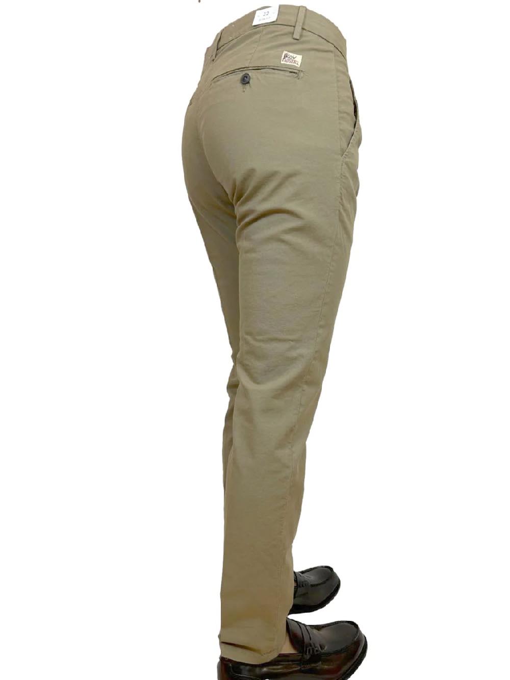 Roy Roger's Pantalone Uomo New Rolf Man Canvas Beige