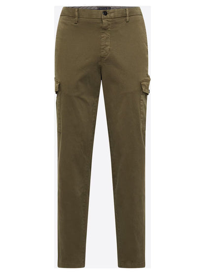 Tommy Hilfiger Pantalone Uomo Mw0mw29650 Chelsa Cargo Satin Nocciola