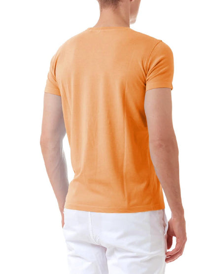 U.S. Polo Assn. T-shirt Uomo 65690 53398 Arancione fluo