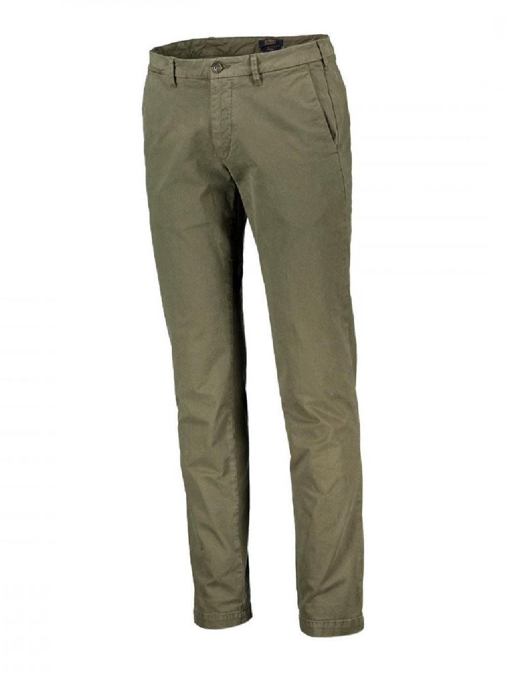 40Weft Pantalone Uomo Lenny-1471 Verde militare