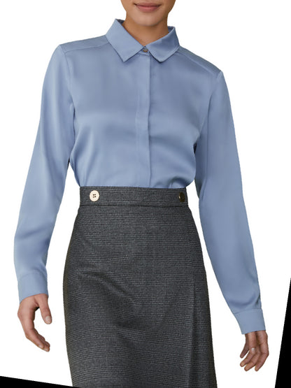 iBlues Camicia Donna Getti Azzurro