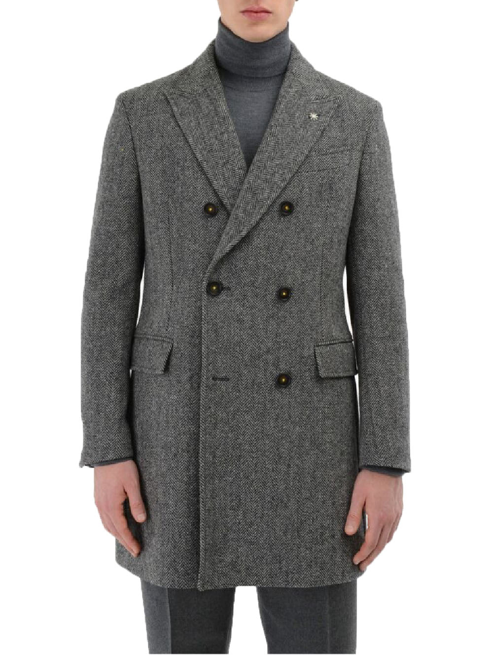 Manuel Ritz Cappotto Uomo C4438 233792 Grigio