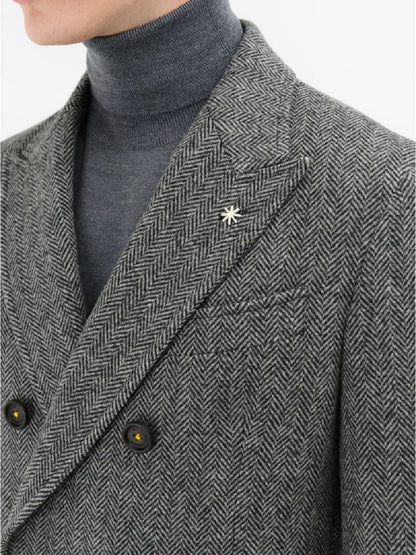 Manuel Ritz Cappotto Uomo C4438 233792 Grigio