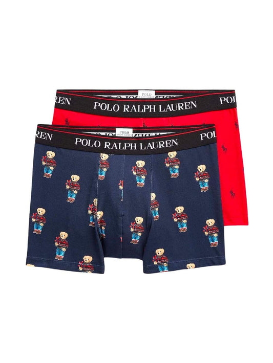 Polo Ralph Lauren Boxer Uomo 714916019 Blu/rosso