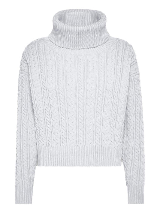 RRD Roberto Ricci Designs Maglia Donna Amos Fish Turtleneck Wom Knit W23632 Ghiaccio