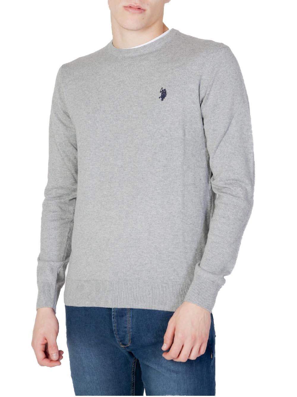 U.S. Polo Assn. Maglia Uomo Grigio chiaro