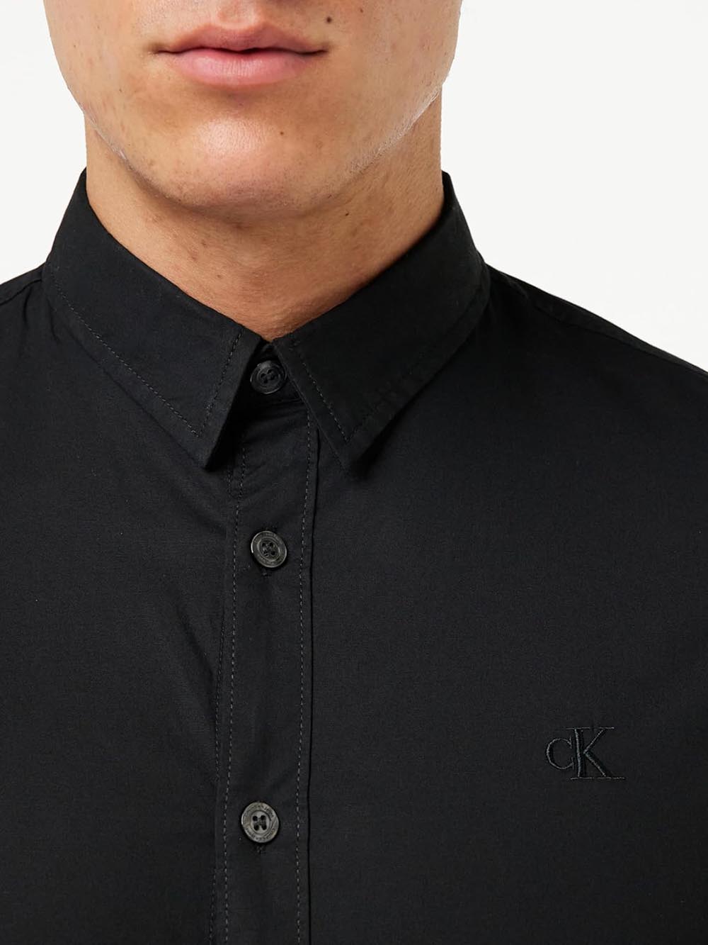 Calvin Klein Camicia Uomo J30j324614 Nero