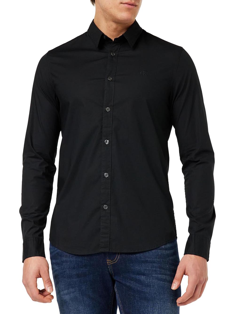 Calvin Klein Camicia Uomo J30j324614 Nero