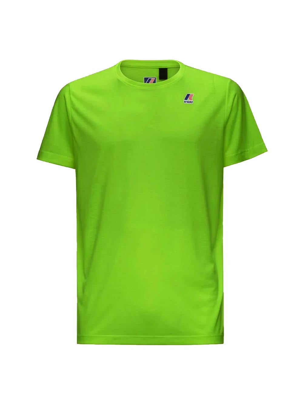 K-Way T-shirt Uomo Verde fluo