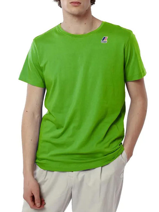 K-Way T-shirt Uomo Verde fluo